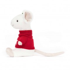 Rato de Natal | Merry Mouse Jumper| Jellycat 18 cm