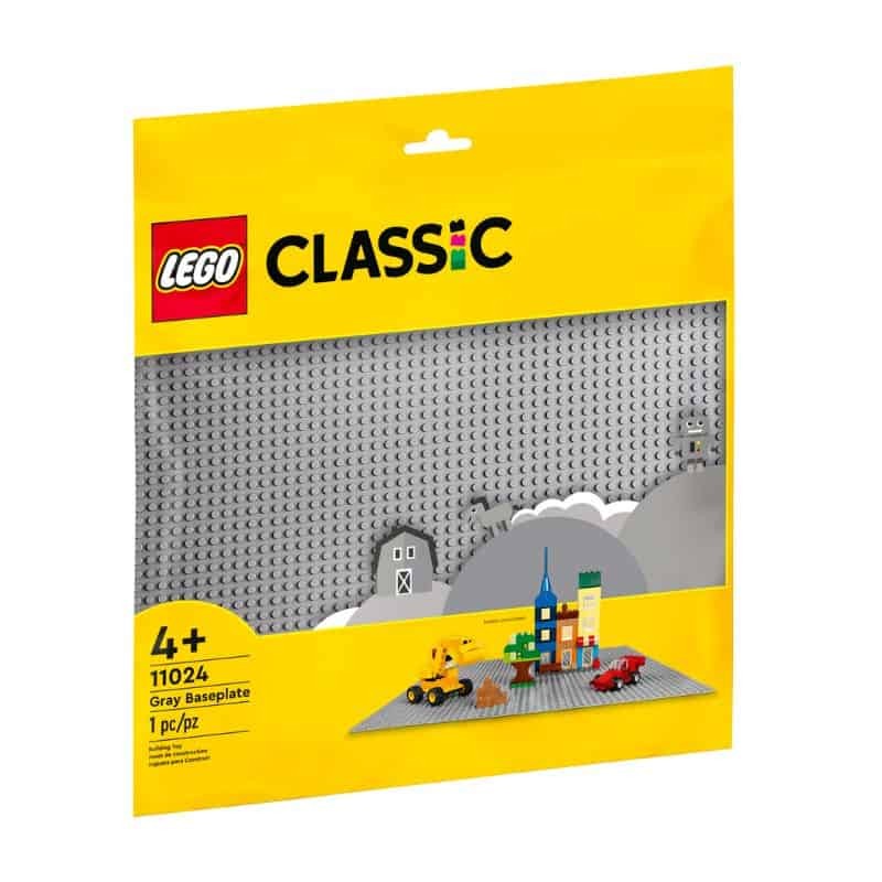 LEGO Classic - Placa de Construção Cinzenta - Placa LEGO 11024