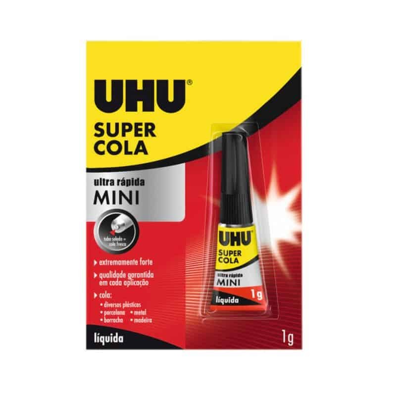 Super Cola UHU | Cola Líquida UHU | Mini Tubo