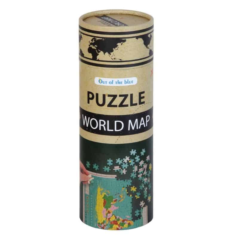 Puzzle Mapa-Mundo 300 peças | Mapa-múndi 50x36 cm