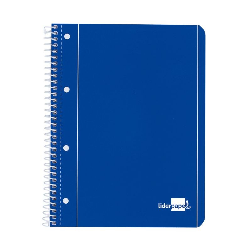 Caderno Capa Azul A4 Pautado 80 Folhas | Liderpapel