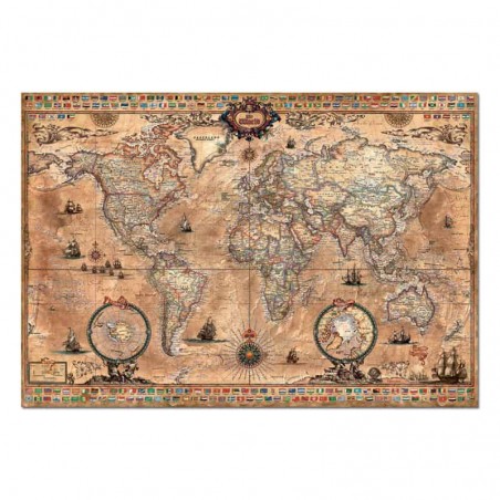 Puzzle Educa 1000 peças - Mapa-Mundo