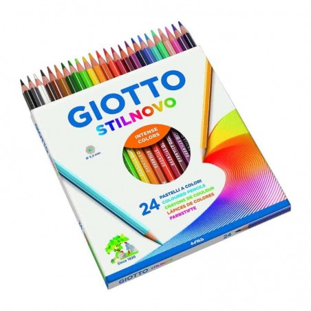 Lápis de Cor Giotto Stilnovo - 24 unidades