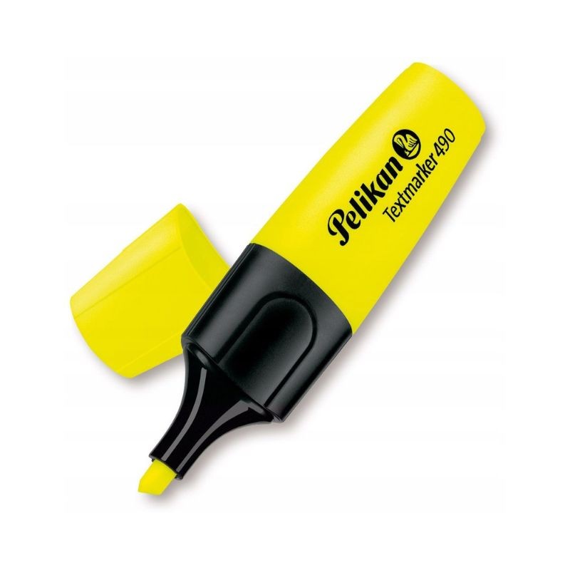 Marcador Fluorescente Pelikan Textmarker 490® - Amarelo