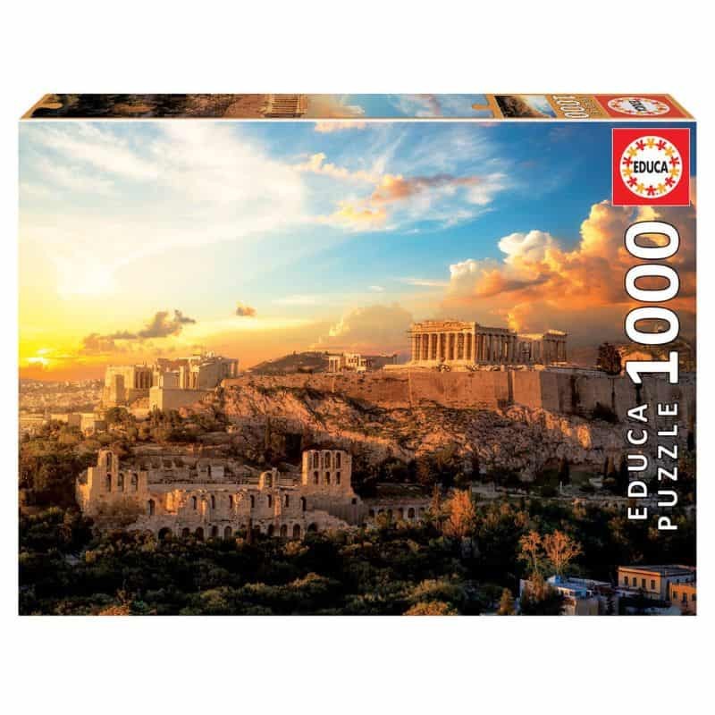 Puzzle Educa 1000 Peças - Acrópole de Atenas