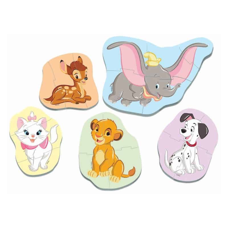 Puzzle Progressivo Animais Disney | Baby Puzzles