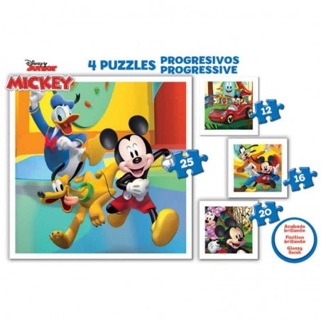Puzzles Progressivos Mickey E Os Amigos