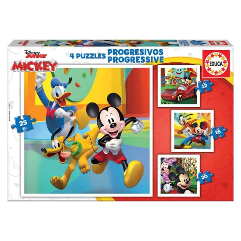 Puzzles Progressivos Mickey E Os Amigos