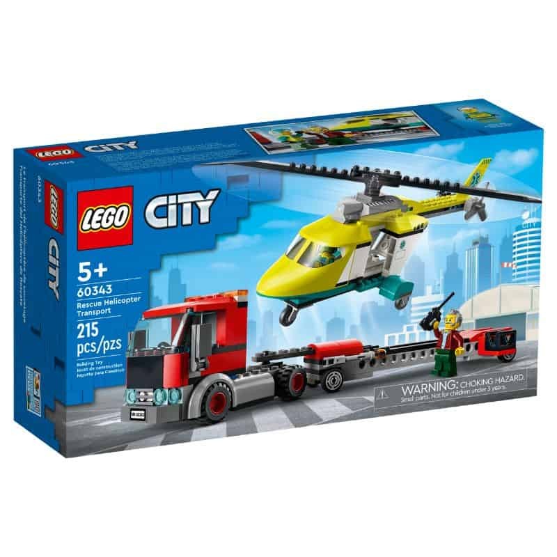 LEGO City Transporte de Helicóptero de Salvamento - LEGO 60343