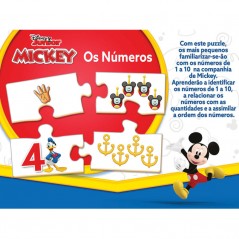 Puzzles Educativos - Os Números - Mickey