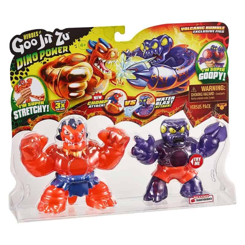 Heroes of Goo Jit Zu Dino Power - Pack 2 Figuras - Redback vs Blazagon