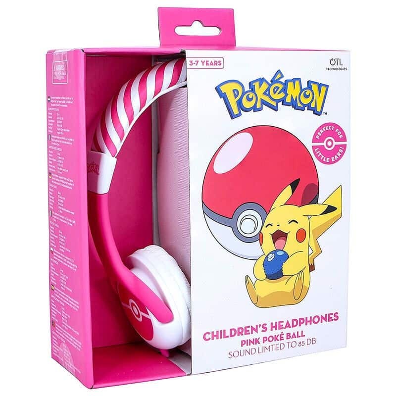 Auscultadores Para Crianças Pokémon - Headphones Criança - OTL