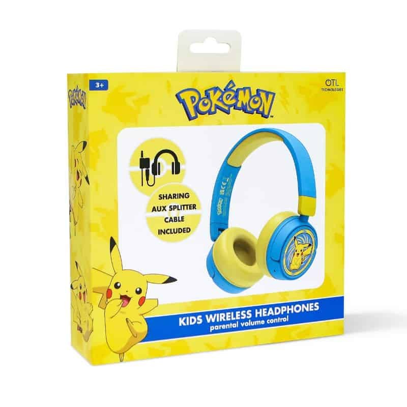 Auscultadores Bluetooth Criança - Headphones Criança Pikachu