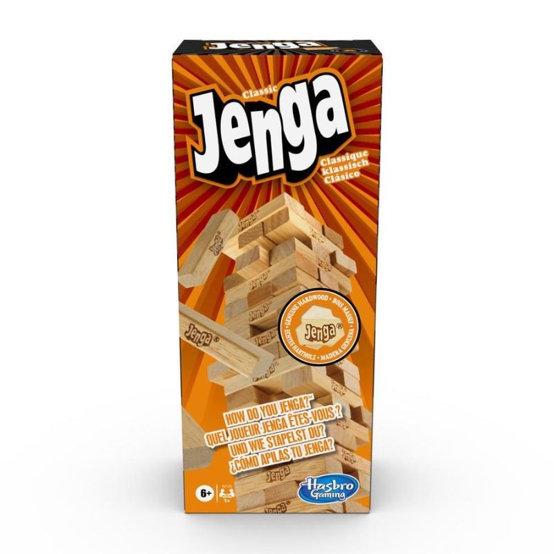 Jenga Clássico - Jogo de Equilíbrio - Hasbro Gaming