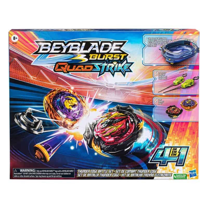 Arena Beyblade Burst QuadStrike Thunder Edge Battle Set - F6781