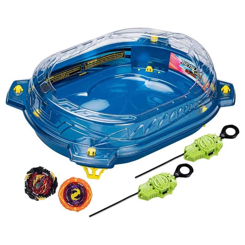 Batalha 4 Peões Tornado Compatível Beyblade Wild Top Arena - Carrefour