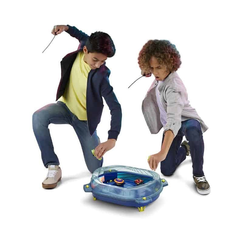 Batalha 4 Peões Tornado Compatível Beyblade Wild Top Arena - Carrefour