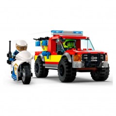 Veículos LEGO City Bombeiros e Perseguição Policial