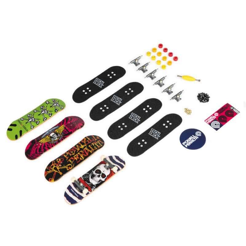 Skates Tech Deck Pack 4 Skates Powell Fingerboard Tech Deck