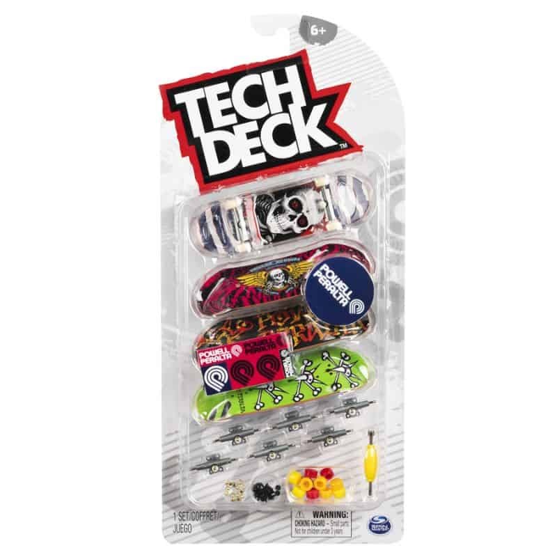 Skates Tech Deck - Pack 4 Skates - Powell | Fingerboard Tech Deck