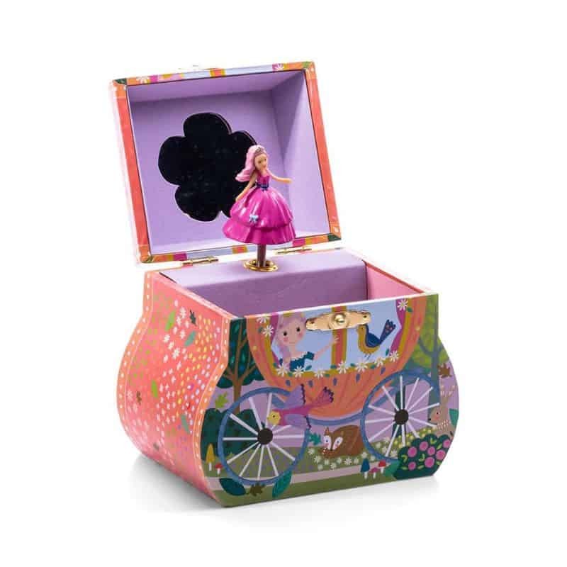 Caixa de Música Com Bailarina - Guarda-Joias Infantil Fairy Tale