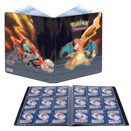 Álbum Cartas Pokémon - Scorcing Summit Ultra Pro - 9 Bolsos