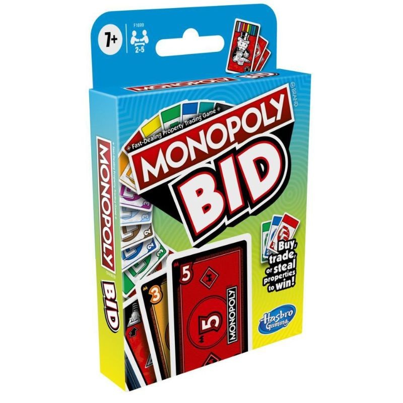 Monopoly Bid - Jogo de Cartas Monopoly - Hasbro Gaming