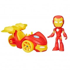 Spidey e a sua Superequipa - Figura e Veículo Homem de Ferro - F7458