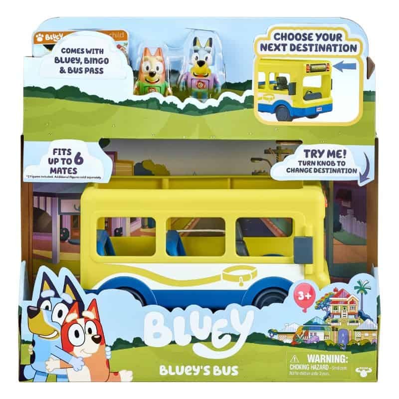 Bluey E Bingo Brinquedos - Autocarro Bluey - Brinquedos Famosa