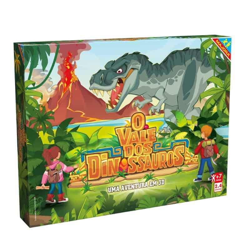 Jogo O Vale dos Dinossauros - Jogo de Tabuleiro - Jogos Majora