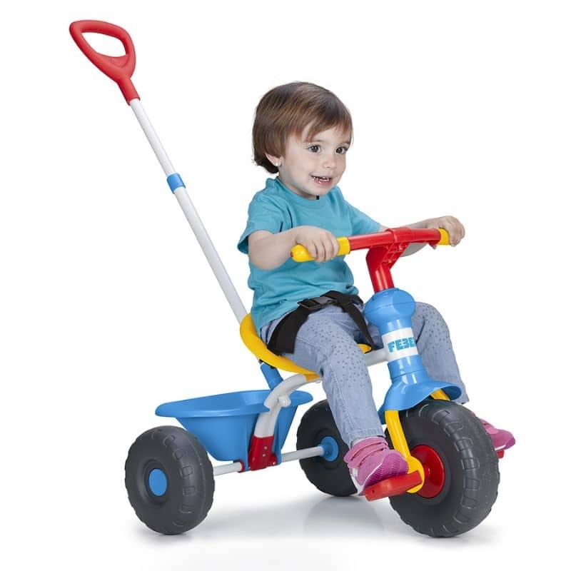 Triciclo Feber Babytrike Azul - Triciclo Evolutivo 2 em 1 - Famosa