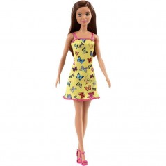 Boneca Barbie Chic Borboletas Amarelo