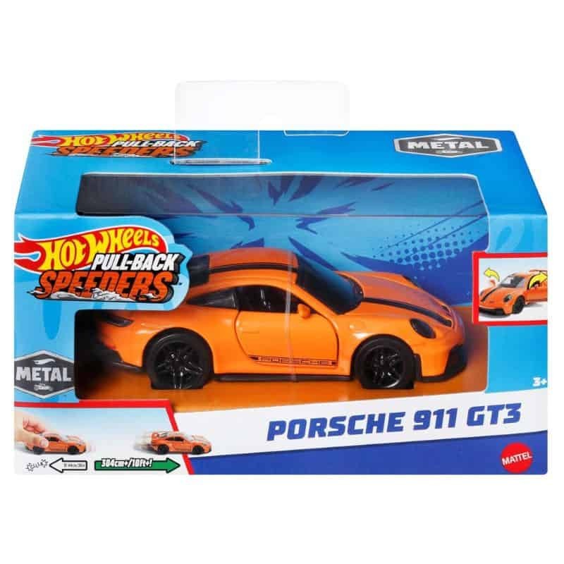 Carrinhos Hot Wheels Pull-Back Speeders - Carrinho de Fricção 1 un.