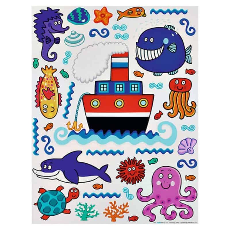 Autocolantes Decorativos Oceano e Animais Marinhos D-C-Fix Original