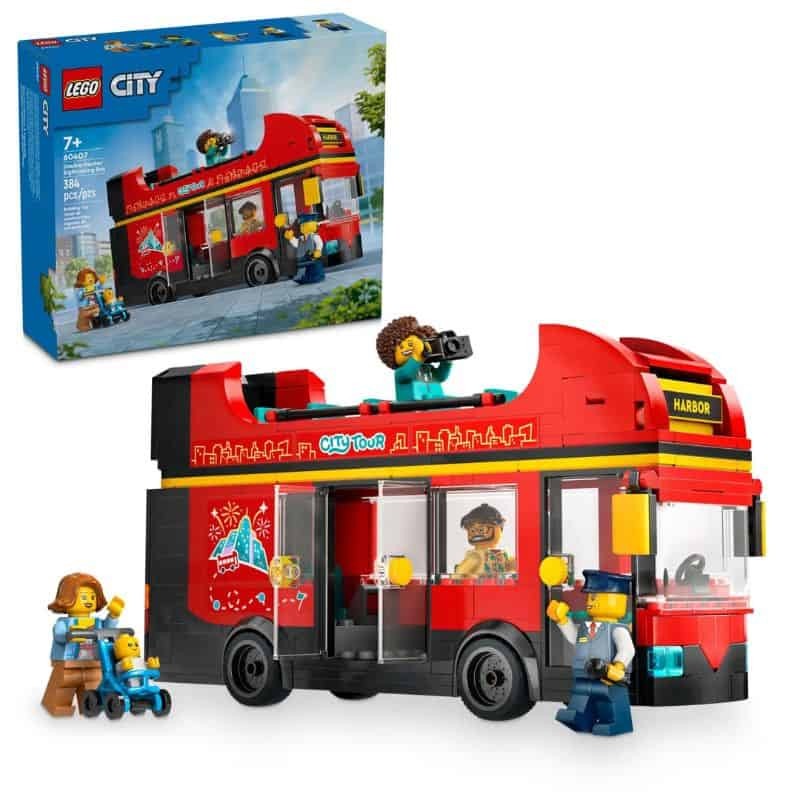 LEGO City Autocarro Turístico Vermelho de 2 Pisos - LEGO 60407