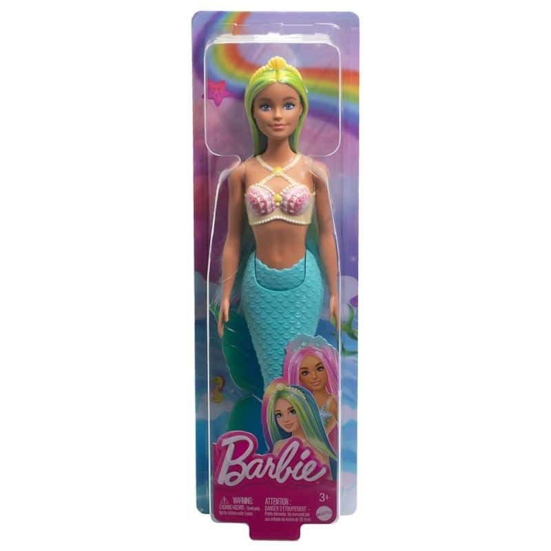 Boneca Barbie Sereia c/ Cauda Dura - Barbie Original (turquesa)