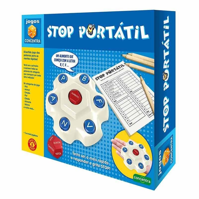 Jogo do Stop - STOP Portátil - Jogos Concentra