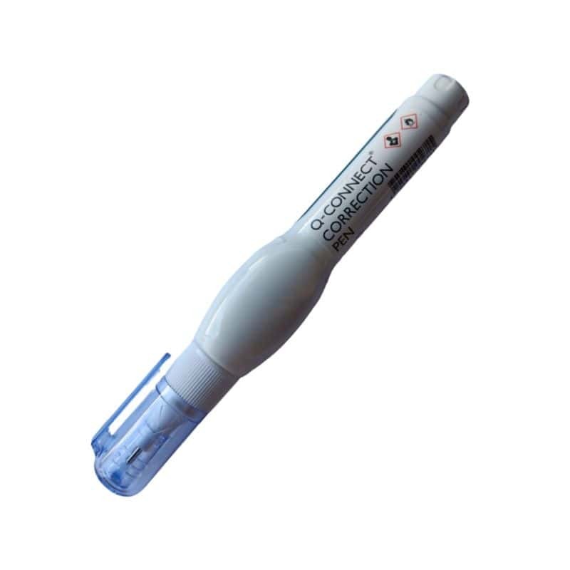 Caneta Corretora 8ml Q-Connect - Correction Pen - Corretor de Caneta