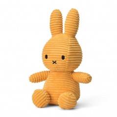 Peluche Coelha Miffy Canelado - Miffy Sitting Corduroy Yellow 23 cm