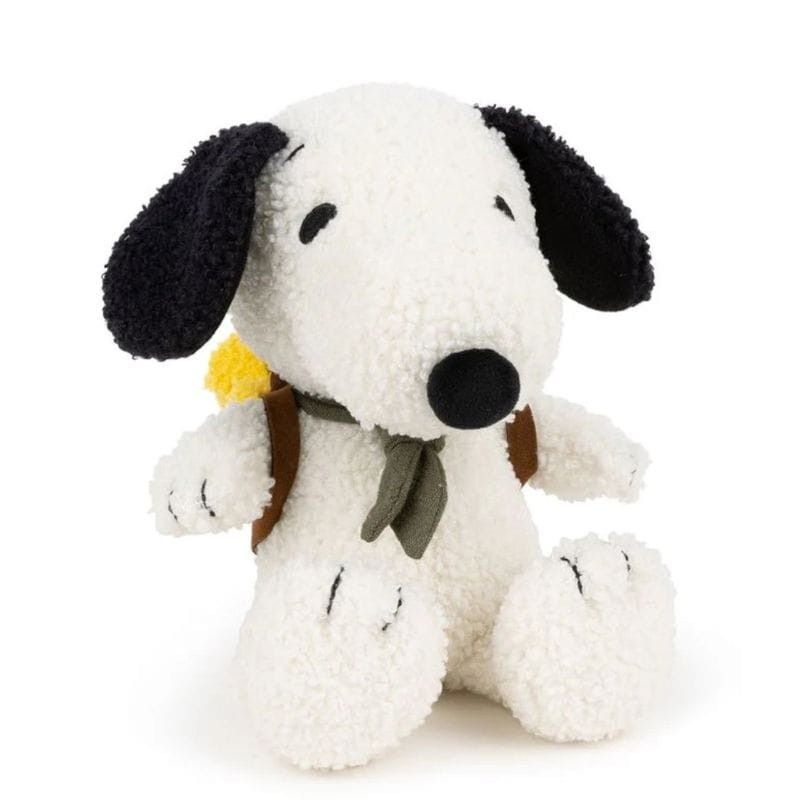 Peluche Snoopy 20 cm - Snoopy com Woodstock na Mochila - Bon Ton Toys