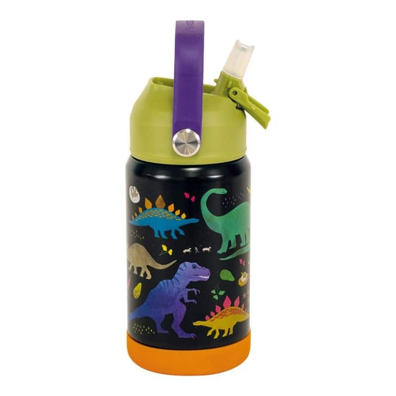 Garrafa térmica infantil Dinossauros 400ml - Floss & Rock