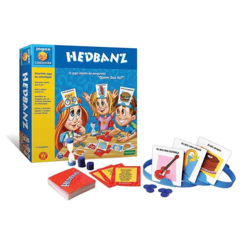 Jogo Hedbanz Edição Clássica Jogos Concentra