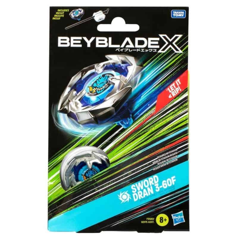 Pião Beyblade X - Sword Dran 3-60F Kit Inicial - Hasbro F9580