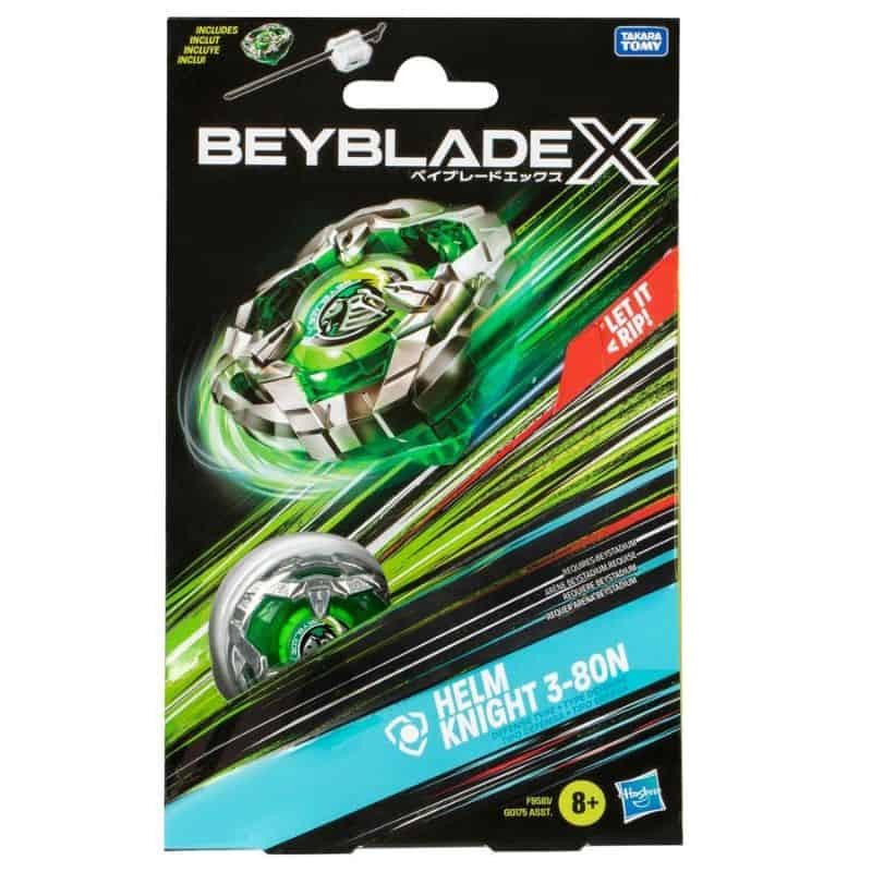 Pião Beyblade X - Helm Knight 3-80N Kit Inicial - Hasbro F9581