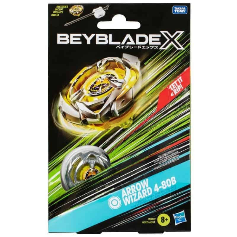 Pião Beyblade X - Arrow Wizard 4-80B Kit Inicial - Hasbro F9582