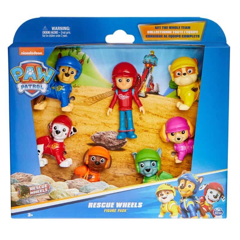 Patrulha Pata - Pack com 7 Figuras - Rescue Wheels - Paw Patrol