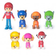 Patrulha Pata - Pack com 7 Figuras - Rescue Wheels - Paw Patrol