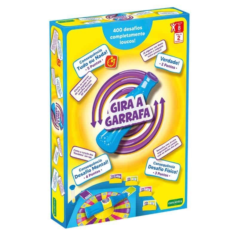 Jogo Gira A Garrafa - Jogo Verdade ou Consequência - Jogos Concentra