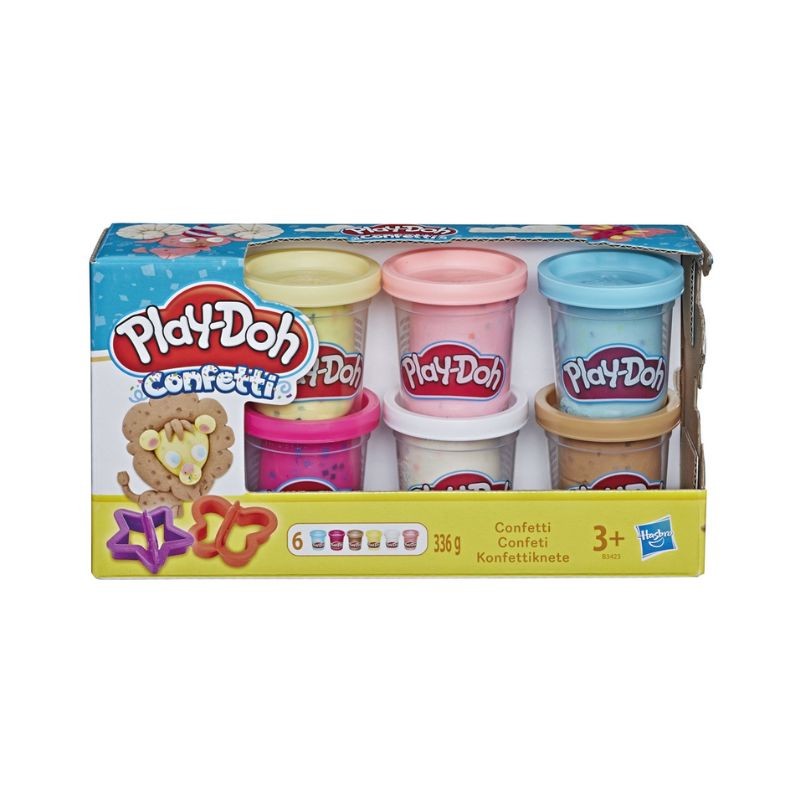 Plasticina Play-Doh - Pack Play-Doh Confetti 6 potes