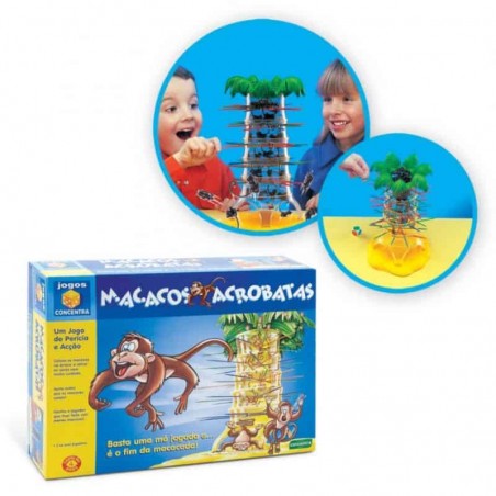 Jogo Macacos Acrobatas - Diversão Garantida - Jogos Concentra